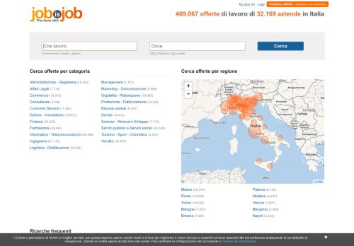 
                            3. Offerte Lavoro - Cerco lavoro - Annunci Lavoro - JobisJob Italia