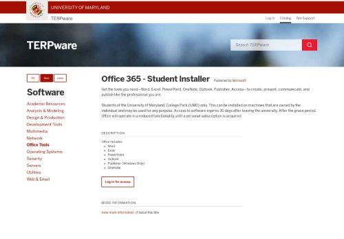 
                            10. Office 2016 - Student Installer . TERPware