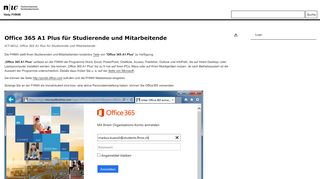
                            6. Office 365 A1 Plus für Studierende und Mitarbeitende - Help FHNW