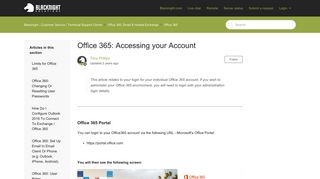 
                            8. Office 365: Accessing your Account – Blacknight - Customer Service ...