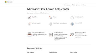 
                            8. Office 365 Admin help - Office Support