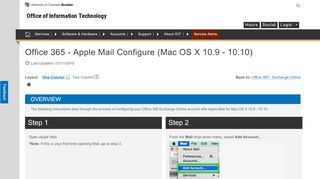 
                            11. Office 365 - Apple Mail Configure (Mac OS X 10.9 - 10.10) | Office of ...