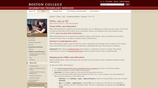 
                            8. Office 365 at BC - Technology Help - Boston College