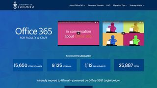 
                            3. Office 365 at U of T – News for Faculty & Staff