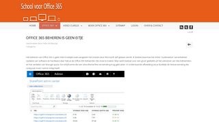 Office 365 beheren is geen eitje - School voor Office 365