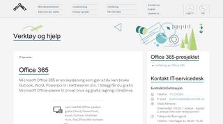 
                            8. Office 365 | Brukerstøtte IT | OsloMet - Tilsatt