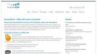 
                            7. Office 365 | Cloud-Dienste Göttingen | FrommEDV