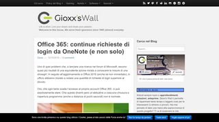 
                            5. Office 365: continue richieste di login da OneNote (e non solo) - (Gioxx ...