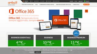 
                            13. Office 365 costa meno con Aruba! Scegli il piano | Office365 Aruba.it