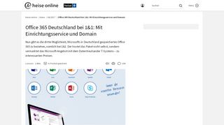 
                            6. Office 365 Deutschland bei 1&1: Mit Einrichtungsservice und Domain ...
