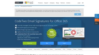 
                            9. Office 365 email signature management software | CodeTwo