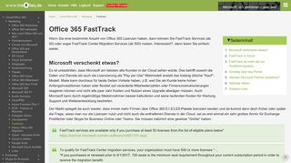 
                            4. Office 365 FastTrack - MSXFAQ