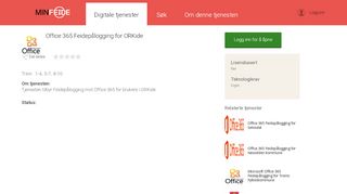 
                            5. Office 365 Feidepålogging for ORKide | Min FEIDE