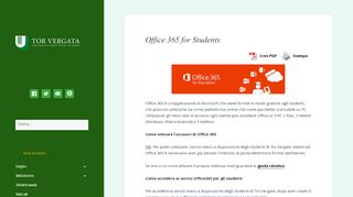 
                            8. Office 365 for Students – Università degli Studi di Roma