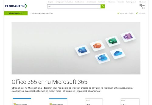 
                            5. Office 365 fra Microsoft gør det nemt - Elgiganten