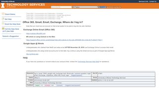 
                            13. Office 365, Gmail, Email, Where do I log in?