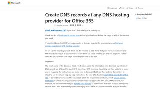 
                            12. Office 365 için myhosting.com'da DNS kayıtları oluşturma | Microsoft ...