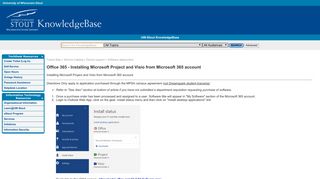 
                            9. Office 365 - Installing Microsoft Project and Visio from Microsoft 365 ...