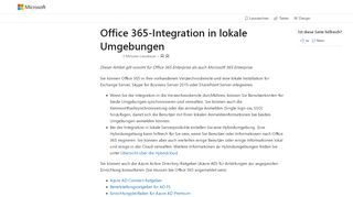 
                            7. Office 365 integration - Microsoft Docs
