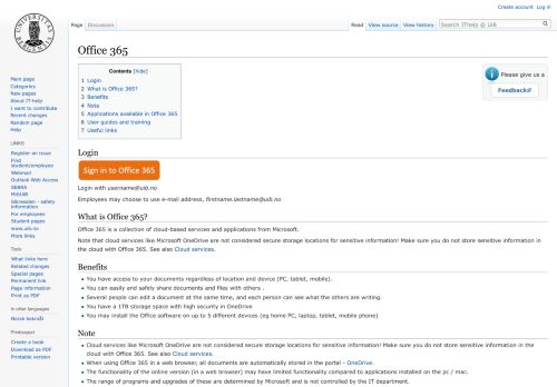 
                            5. Office 365 - IThelp @ UiB