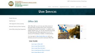 
                            9. Office 365 » ITSC