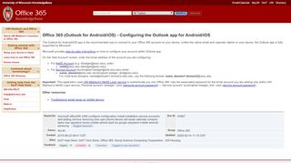 
                            9. Office 365 (Outlook for iOS) - Configuring the Outlook iOS app