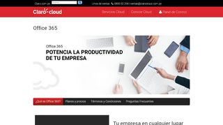 
                            5. Office 365 para empresas | Claro Cloud Perú