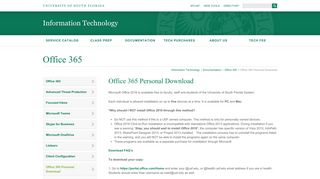 
                            13. Office 365 Personal Download - University of South Florida