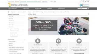 
                            12. Office 365 — Portal de la UEX - Bienvenido a la Universidad de ...