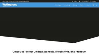 
                            12. Office 365 Project Online: Essentials, Professional & Premium