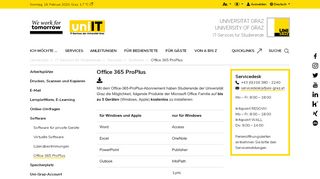 
                            8. Office 365 ProPlus - IT-Services für Studierende - it uni-graz