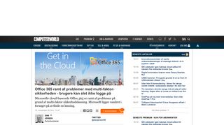 
                            5. Office 365 ramt af problemer med multi-faktor-sikkerheden - brugere ...