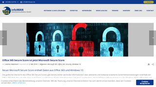 
                            11. Office 365 Secure Score wird zu Microsoft Secure Score - infoWAN