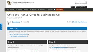 
                            6. Office 365 - Set up Skype for Business on iOS | Office of Information ...