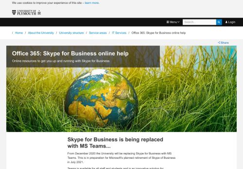 
                            11. Office 365: Skype for Business online help - University of Plymouth