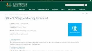 
                            11. Office 365 Skype Meeting Broadcast