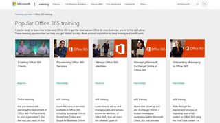 
                            11. Office 365 Training | Office 365 Certifications - Microsoft