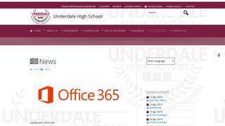 
                            11. OFFICE 365 - Underdale High School