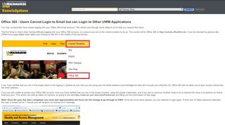 
                            6. Office 365 - Users Cannot Login to Email but can Login to Other UWM ...