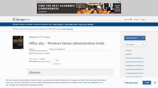 
                            13. Office 365 – Windows Intune Administration Guide | SpringerLink