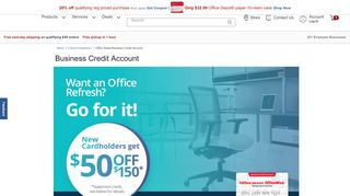 
                            2. Office Depot Business Credit Account