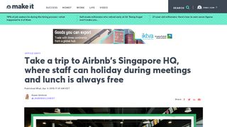 
                            4. Office Envy: Airbnb Singapore headquarters - CNBC.com