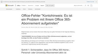 
                            5. Office-Fehler 