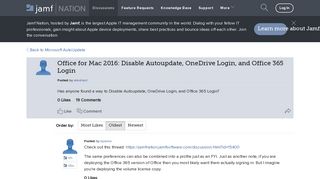 
                            10. Office for Mac 2016: Disable Autoupdate, OneDrive Login, and Office ...