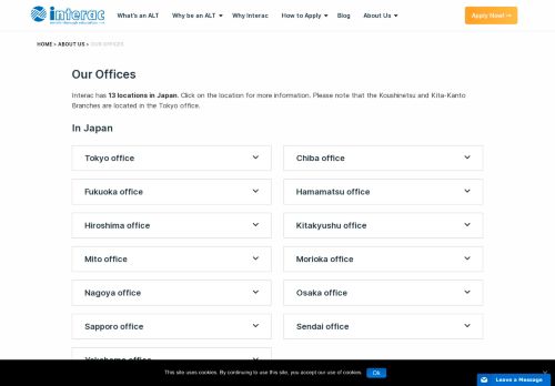 
                            3. Office Locations and Maps - Interac