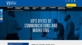 
                            9. Office of Communications and Marketing | University of Delaware
