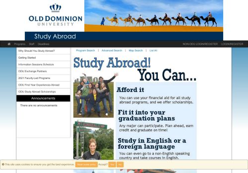 
                            11. Office of Study Abroad - Old Dominion University