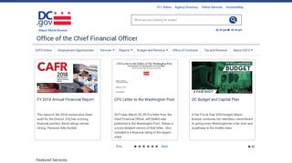 
                            10. Office of the Chief Financial Officer - DC.gov