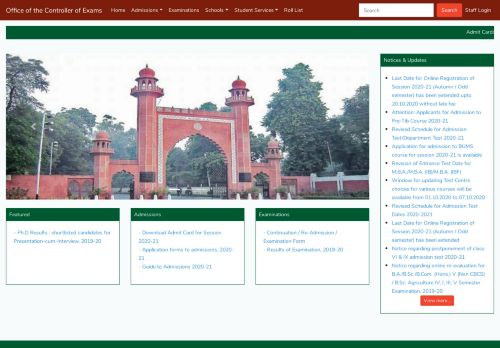
                            4. Office of the Controller of Exams - Aligarh Muslim University ...