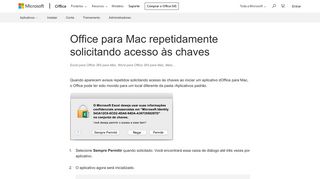 
                            9. Office para Mac repetidamente solicitando acesso às chaves - Suporte ...
